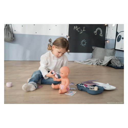Игровой набор Smoby Toys Кейс Уход за куклой с аксессуарами для ухода и лечения (240301)