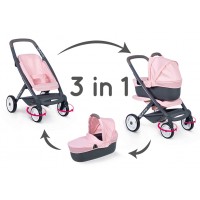 Коляска трансформер 3 в 1 для куклы Maxi Cosi Quinny Smoby 253117