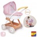 Коляска для ляльки Smoby Baby Nurse Теракотова пудра люлька з корзинкою (7600254124)