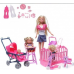 Кукольный набор Штеффи с детьми и аксессуарами Simba 5736350