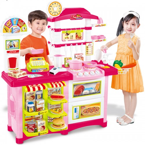 Детская кухня-магазин 889-06 ( Kitchen center Fast Food ) 
