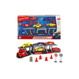 Игровой набор Автотранспортер (30 см) с машинками Dickie Toys 3745012 красный