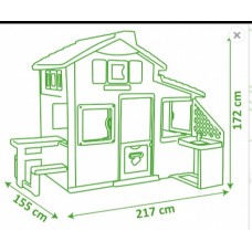Ігровий дитячий будиночок з кухнею Friends House Smoby 810200