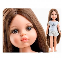 Кукла Paola Reina 13213 Кэрол с длинными волосами в пижаме 32 см 