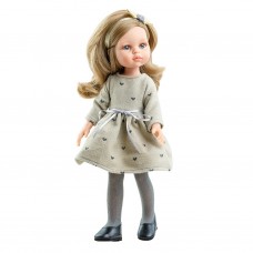 Лялька Карла в коричневій сукні 32 см, Paola Reina 04463