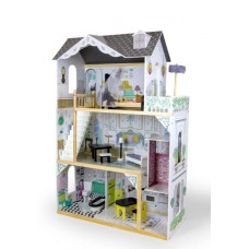 Ляльковий будиночок ігровий для барбі AVKO Вілла Лаціо + ліфт та лялька 