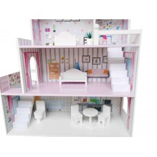 Дерев'яний іграшковий будиночок Free2Play, рожевий