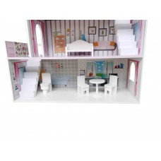 Дерев'яний іграшковий будиночок Free2Play, рожевий