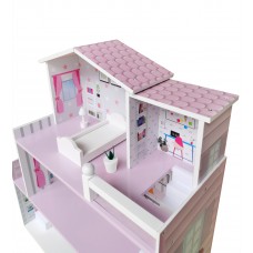 Дерев`яний іграшковий будиночок Free2Play, рожевий