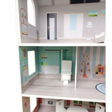 Дерев`яний іграшковий будиночок Free2Play, сірий