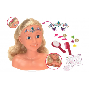 Манекен голова стилизации Sara Makeup and Hairdressing Head Theo Klein 5205