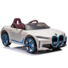 Электромобиль Електромобіль LEAN Toys BMW I4 4x4 Белый 