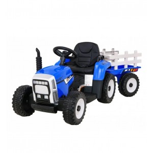 Детский трактор з прицепом Ramiz NEW Holland T7 Blue