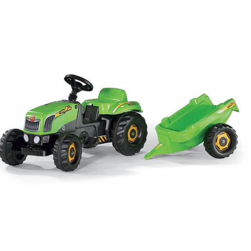 Педальный трактор с прицепом Kid Rolly Toys 12169 
