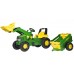 Трактор педальний з причепом та ковшем John Deere Rolly Toys 811496