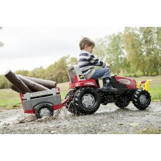 Детский трактор Rolly Toys 800261, c прицепом
