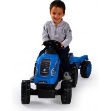 Трактор педальний із причепом Smoby 710129, синій