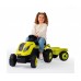 Детский трактор на педалях с прицепом Smoby Farmer XL Green от 3 до 6 лет (710130)