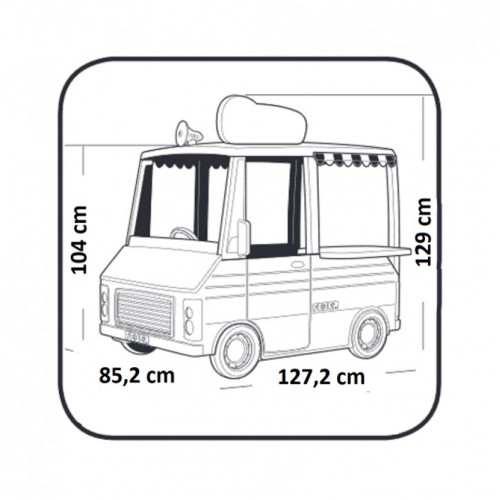 Игровой комплекс-фургон Feber Food Truck, 12990