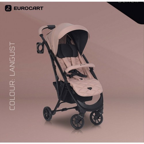 Детская прогулочная коляска Euro-Cart Volt black edition