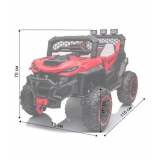 Дитячий двомісний електромобіль 4*4 Spoko SP-8888 червоний