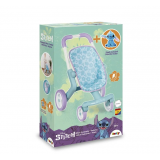 Коляска для куклы "Стич. Прогулка", с поворотными колесами и мягкой игрушкой