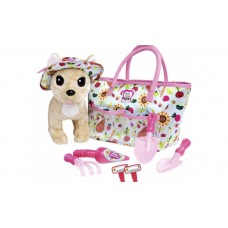 Мягкая игрушка собачка с сумочкой Chi Chi Love Счастливое садоводство 20см 5890023
