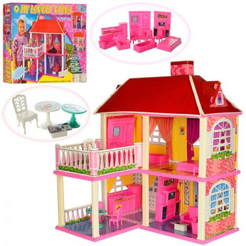 Кукольный домик 6980 с мебелью 