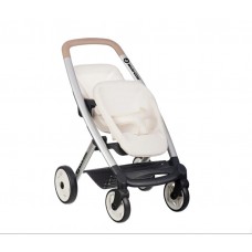 Коляска кукольная для двойни Smoby Maxi Cosi Айвори