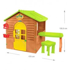 Детский домик садовый Mochtoys столик, табурет 12240