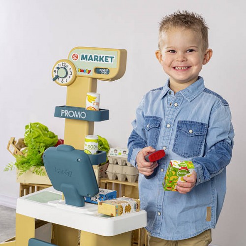 Интерактивный супермаркет Toys City Market с тележкой Smoby 350238