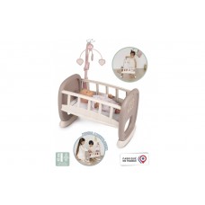Игрушечная колыбель Smoby Baby Nurse Для пупса с мобилем (220372)
