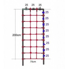 Сітка для лазіння з S-Hook, 0,75*2 м. Червоний