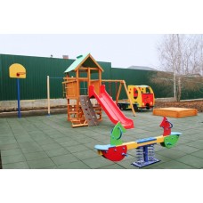 Спуск для гірки скло пластиковий 2,56 м. H-1,2 м.