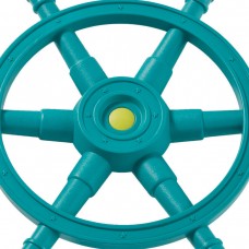 Дитячий пластиковий штурвал Star 54 см Бірюзовий