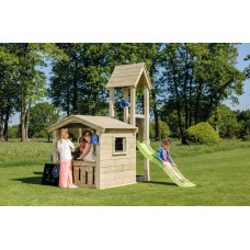 Дитяча ігрова вежа з будиночком Blue Rabbit LOOKOUT + SWING