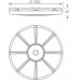 Гойдалка для дітей Тарзанка, сидіння для дитячого майданчика з канатом Червоний