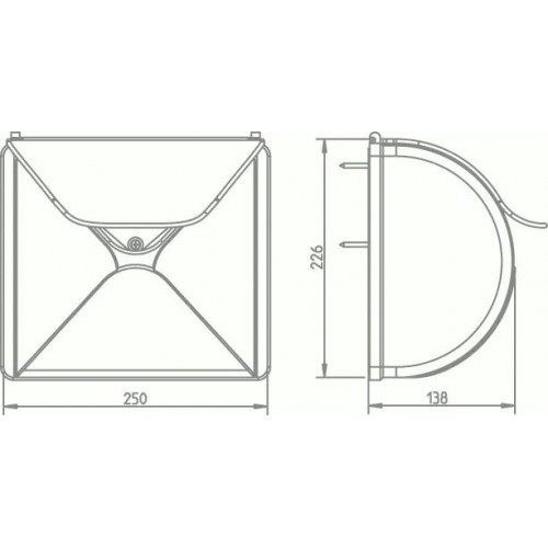 Поштовий ящик для дитячого майданчика KBT Letter Box Жовтий