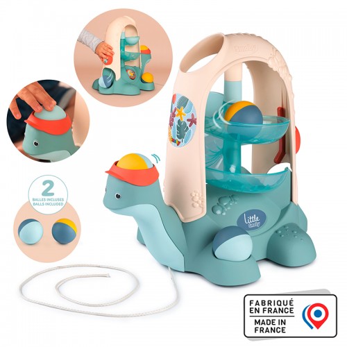 Іграшка для розвитку Smoby Little 2 в 1 Черепашка, 28x20x29 см, 12 міс.+