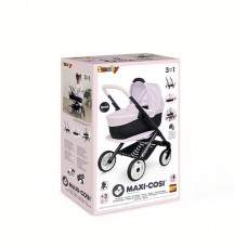 Коляска для ляльки Maxi-Cosi '3 в 1. Рожева перлина' зі знімною люлькою, 55x39x64 см, 3+