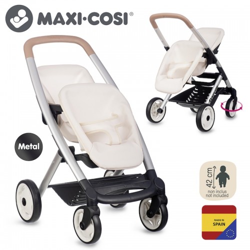 Коляска для ляльок-двійнят Maxi-Cosi 'Айворі', 54х38,5х64 см, 3+