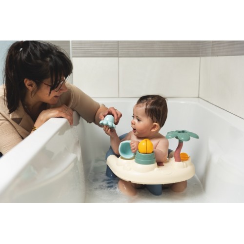 Стільчик для купання Smoby Little 'Водяні розваги' 2 в 1 з функціональною ігровою панеллю, 6 міс.+