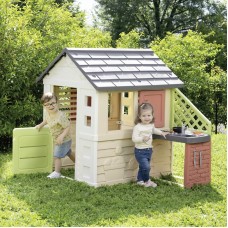 Будинок Smoby Life 'Сонячний' з літньою кухнею, розмір 145х110х127 см, 2+