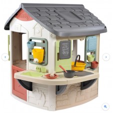 Будинок Smoby Life 'Садівник' з кухнею та мийкою, 16 аксес., 132х144х140 см, 2+