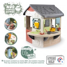 Будинок Smoby Life 'Садівник' з кухнею та мийкою, 16 аксес., 132х144х140 см, 2+