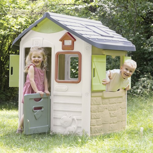 Будинок лісника Smoby Life 'Нео' зі ставнями, 123x115x132 см, 2+