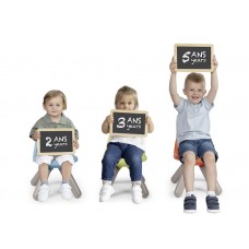 Стілець зі спинкою дитячий Smoby Life, блакитно-сірий, 33х33х50 см, 18 міс.+