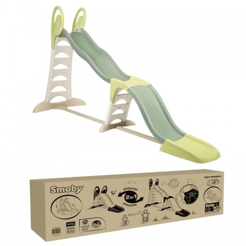 Мега гірка 2 в 1 Smoby Life, довжина 360 см, 352х112х186 см, 3+
