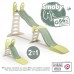 Мега гірка 2 в 1 Smoby Life, довжина 360 см, 352х112х186 см, 3+