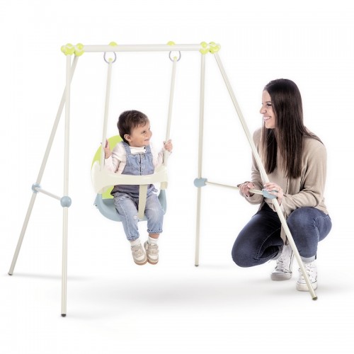 Гойдалка металева на опорах Smoby Life, навант. до 25 кг, 117x124x118см, 6 міс.+